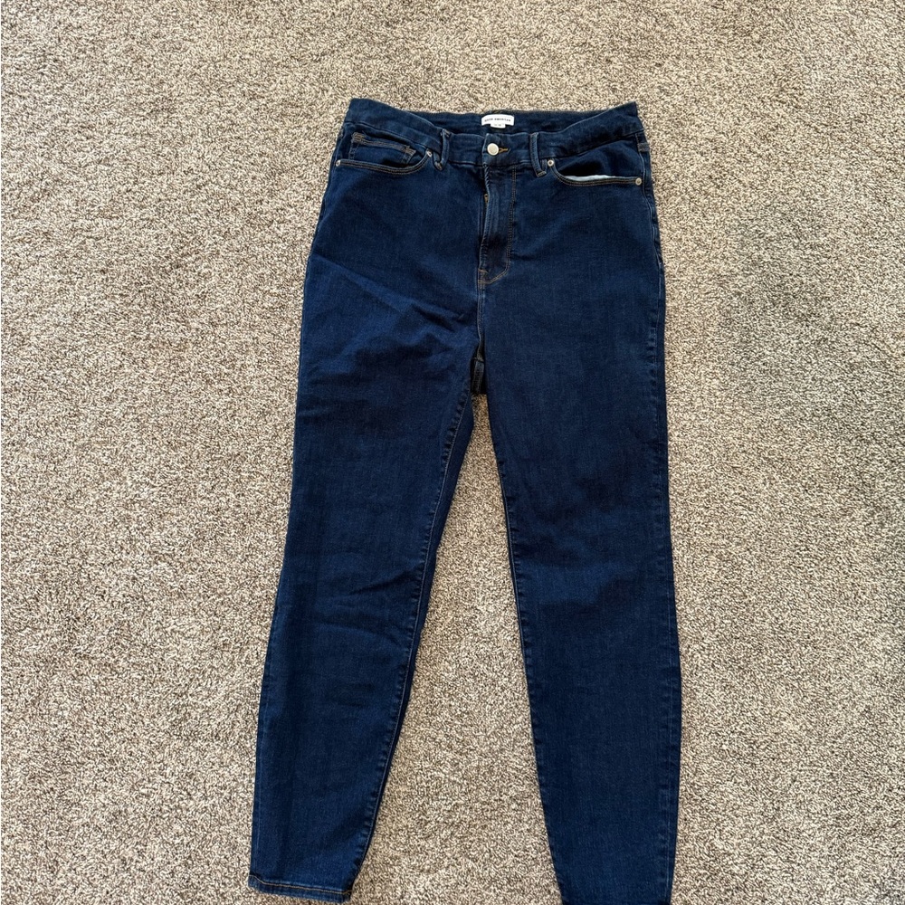 Good American Dark Blue Skinny Jeans - Always Fit - 14-18